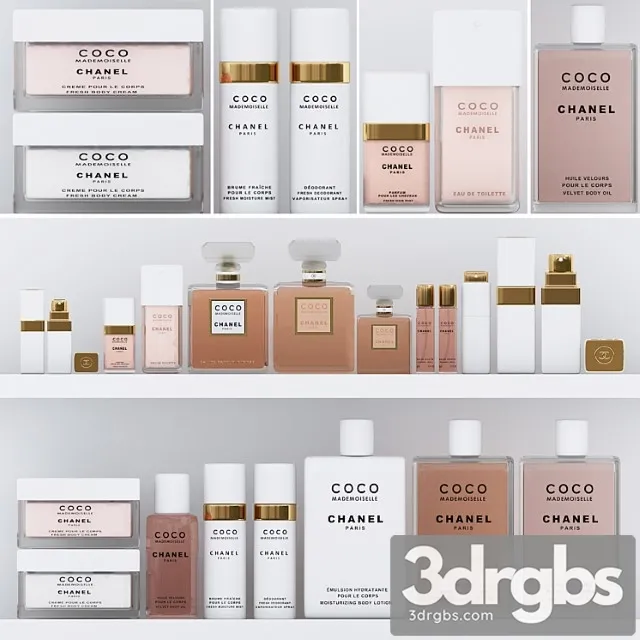 Coco mademoiselle set 3D Model Download