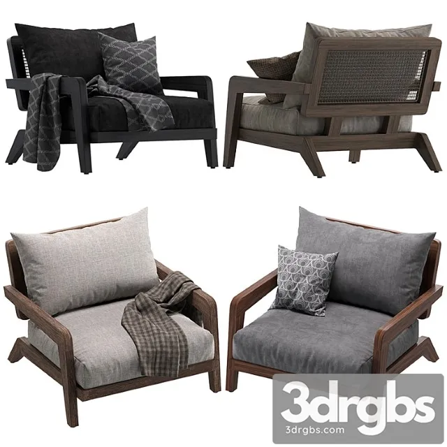 Coco republic claude outdoor lounge chair