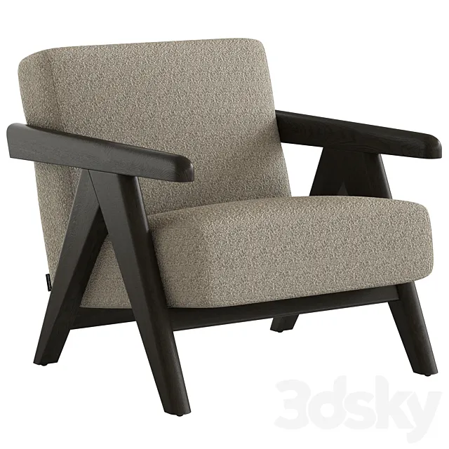 Coco Republic CR Essentials Montmarte Chair 3DModel