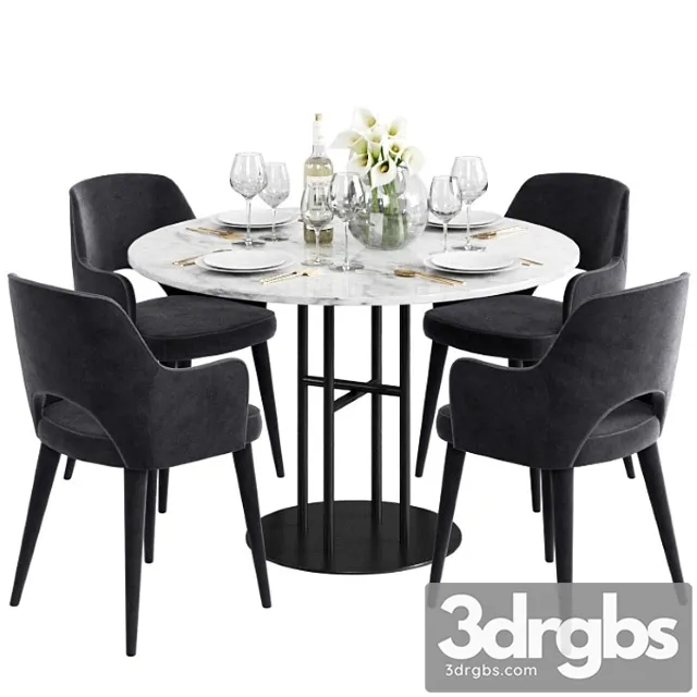 Coco republic flex dining table & astor carver dining chair 2 3D Model Download Coco republic flex dining table & astor carver dining chair 2 3D Model Download