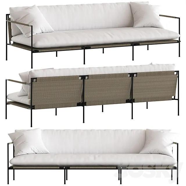 Coco Republic Malmo Outdoor Sofa 3DModel