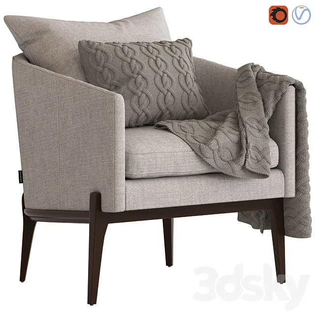 Coco Republic Miller Chair 3DModel