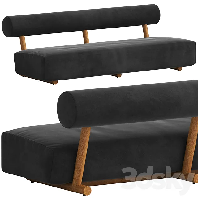 Coco Republic Navagio Outdoor Sofa 3D Model Coco Republic Navagio Outdoor Sofa 3D Model