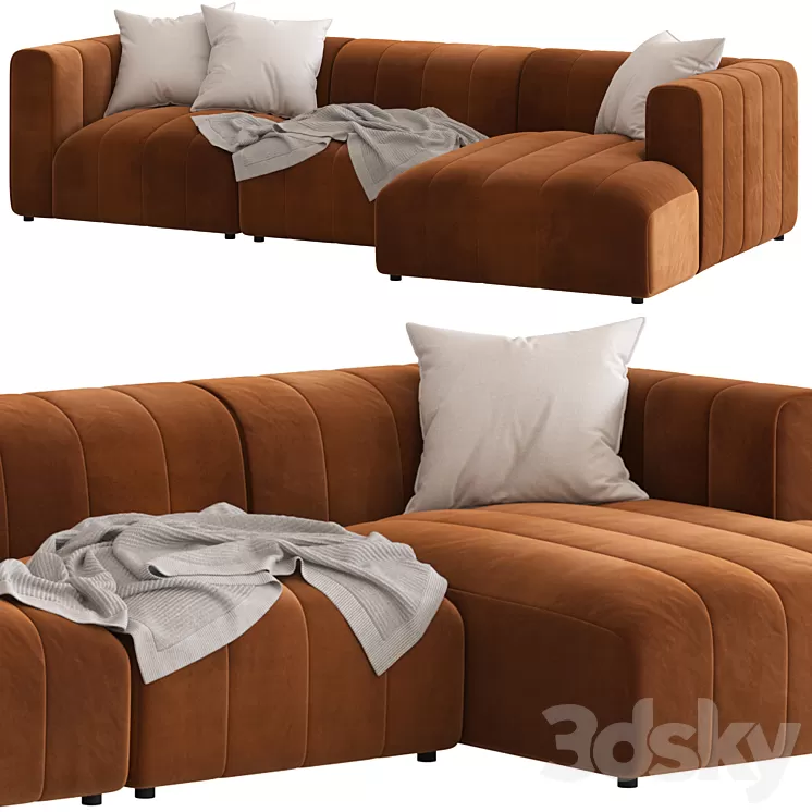 Coco Republic Oregon Modular Sofa2 3D Model Coco Republic Oregon Modular Sofa2 3D Model
