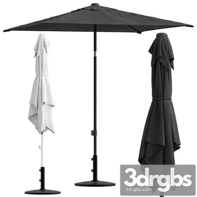 Coco Republic Outdoor Malibu Umbrella 3D Model Download