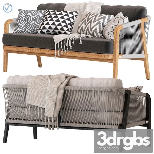 Coco republic st joseph sofa 2 3D Model Download Coco republic st joseph sofa 2 3D Model Download