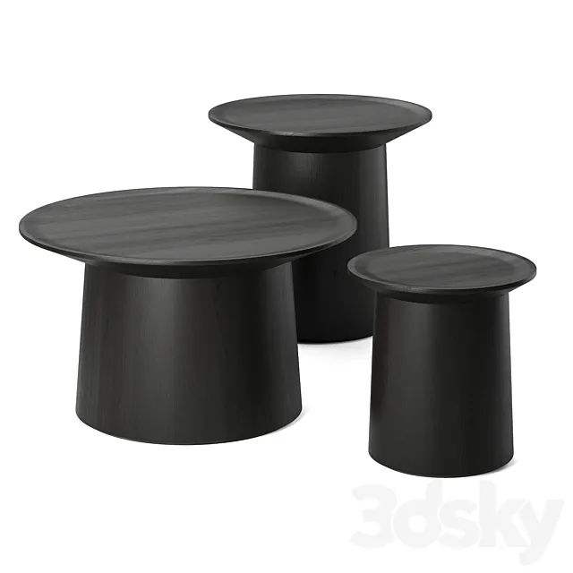COCO table set. Blu Dot. 3DModel