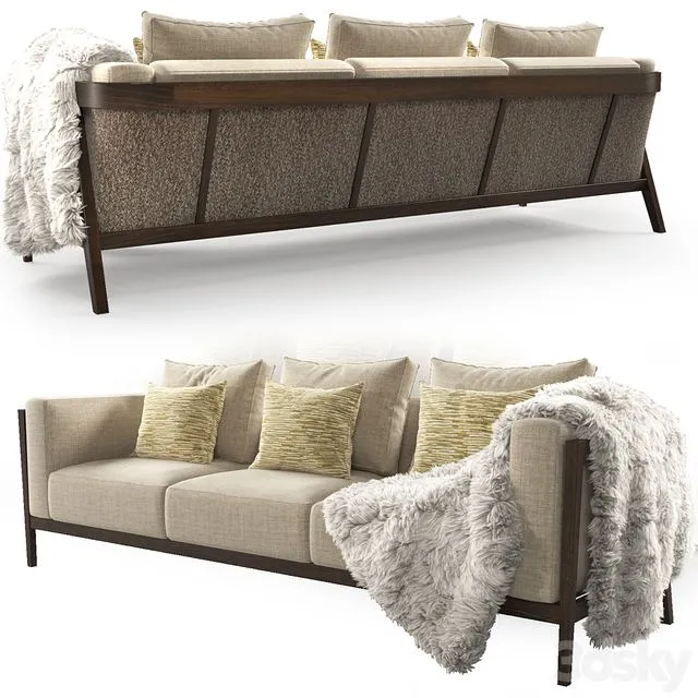 Coco Wolf Porto Comporta Sofa 3D Model Coco Wolf Porto Comporta Sofa 3D Model