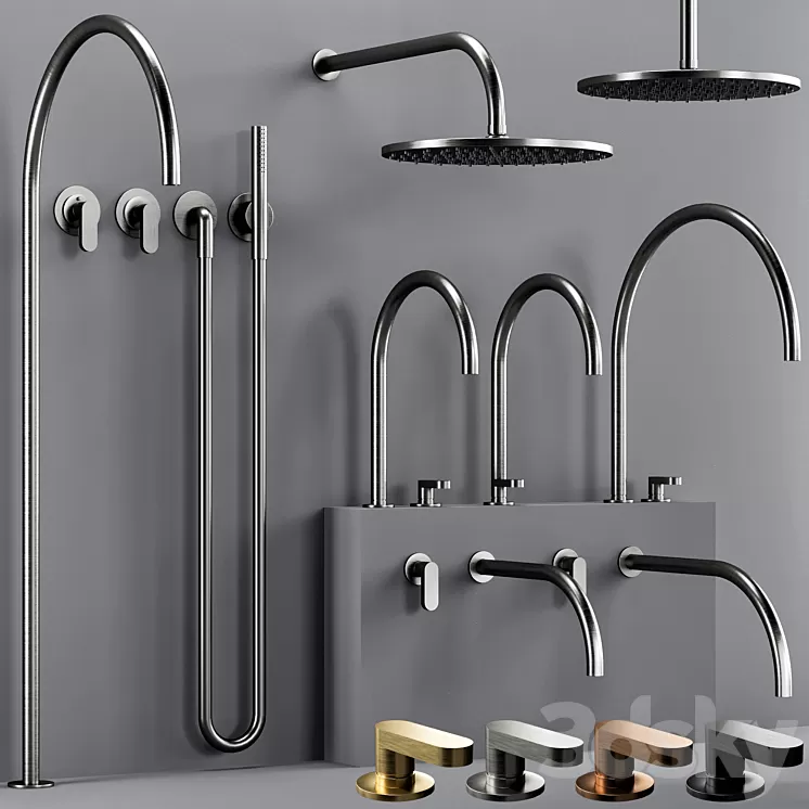 COCOON JP bathroom faucet set 3D Model Free Download COCOON JP bathroom faucet set 3D Model Free Download