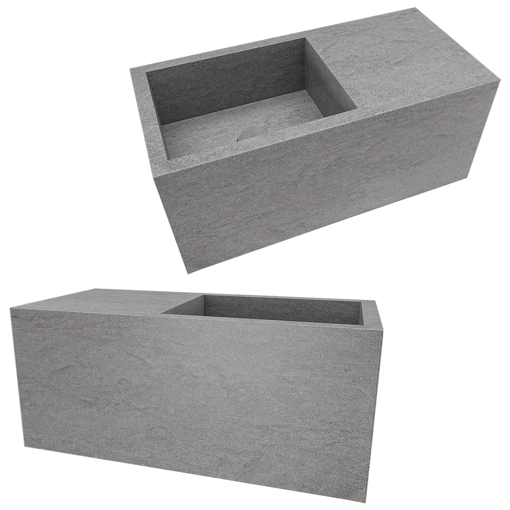 Cocoon – Micro washbasin PB46 3D Model