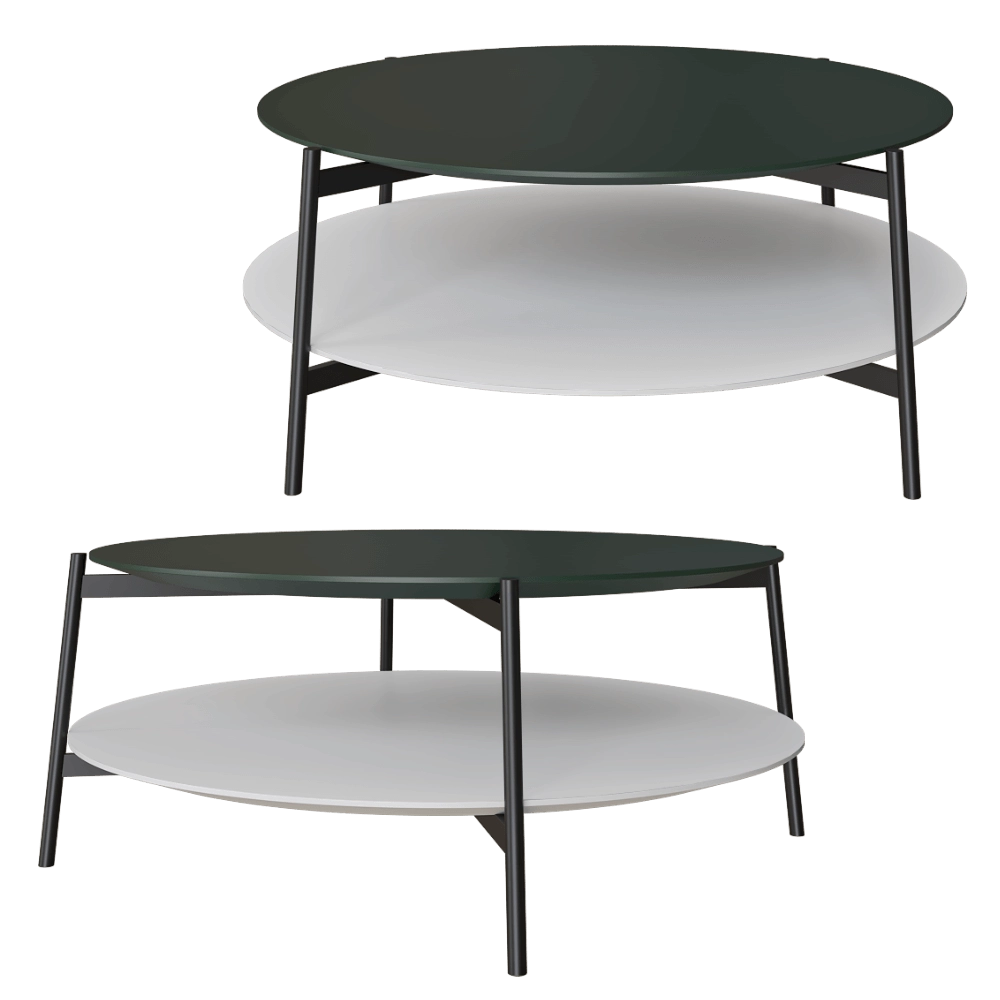 COEDITION – Coffee table Shika Round 3D Model