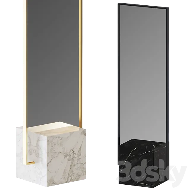 COEXIST STANDING MIRROR 3D Model
