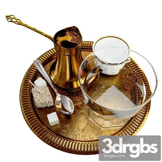 Coffe set 3D Model Download