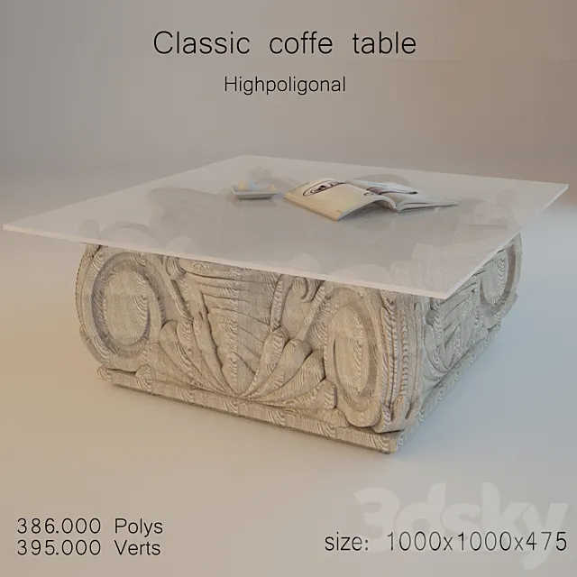 Coffe table 3D Model