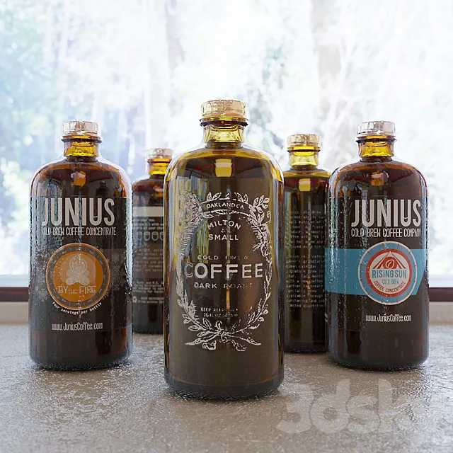 Coffee bottle 3D Model