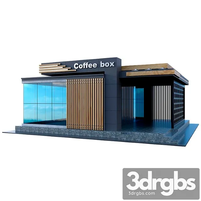 Coffee Box 3D Model Download