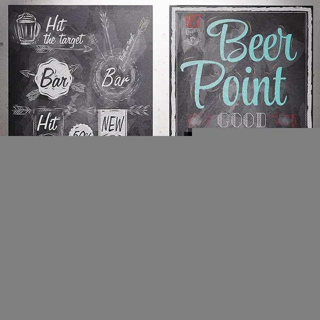 Coffee Chalk Board 3D Model Download Coffee Chalk Board 3D Model Download