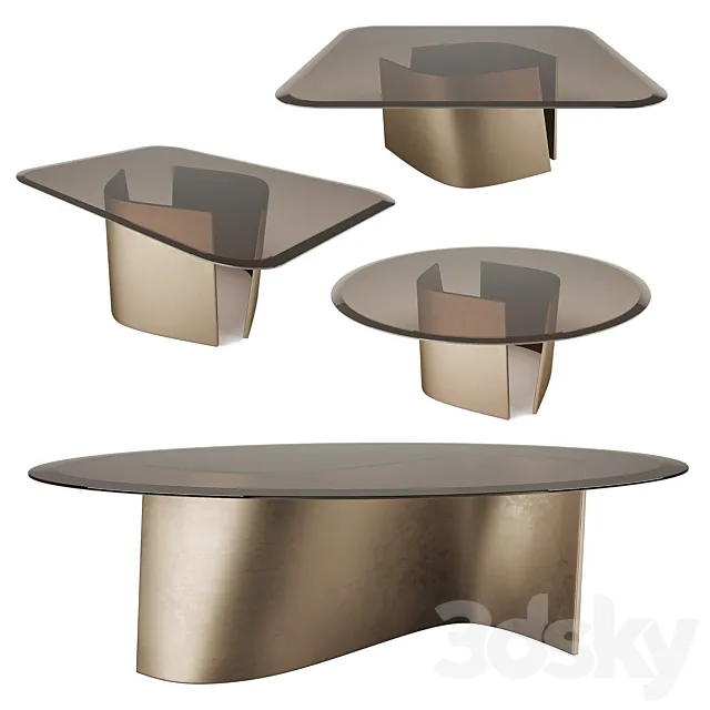 Coffee (coffee) table ESSE 40 By Reflex 3DModel