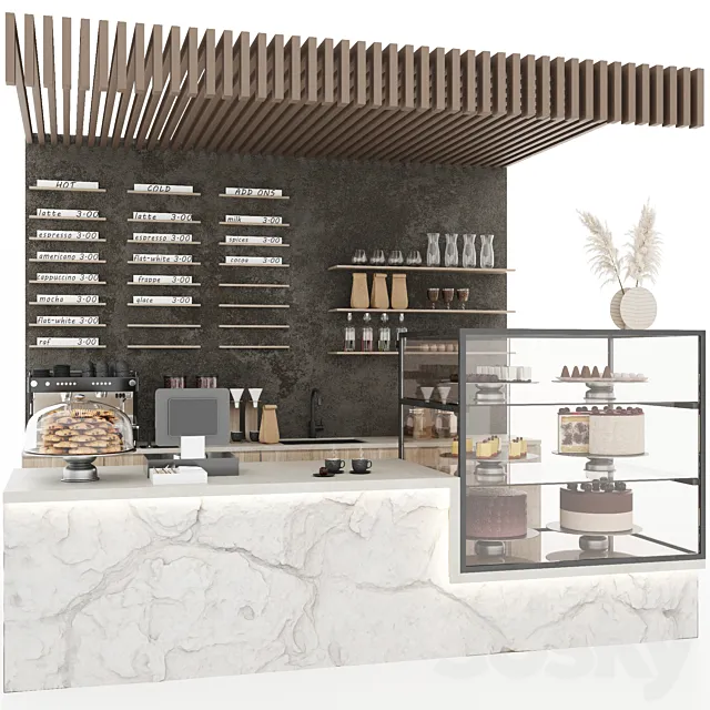 Coffee house 1 3D Model