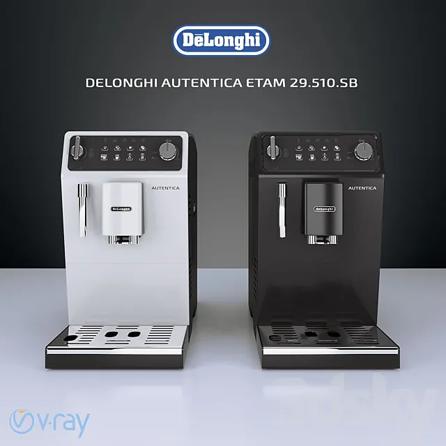 Coffee Machine Delonghi Autentica ETAM 29.510 3DModel