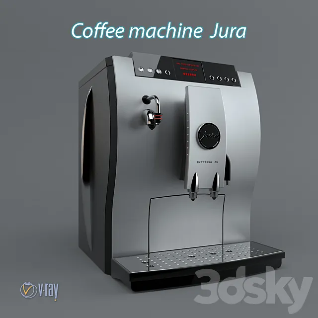 Coffee machine Jura 3D Model