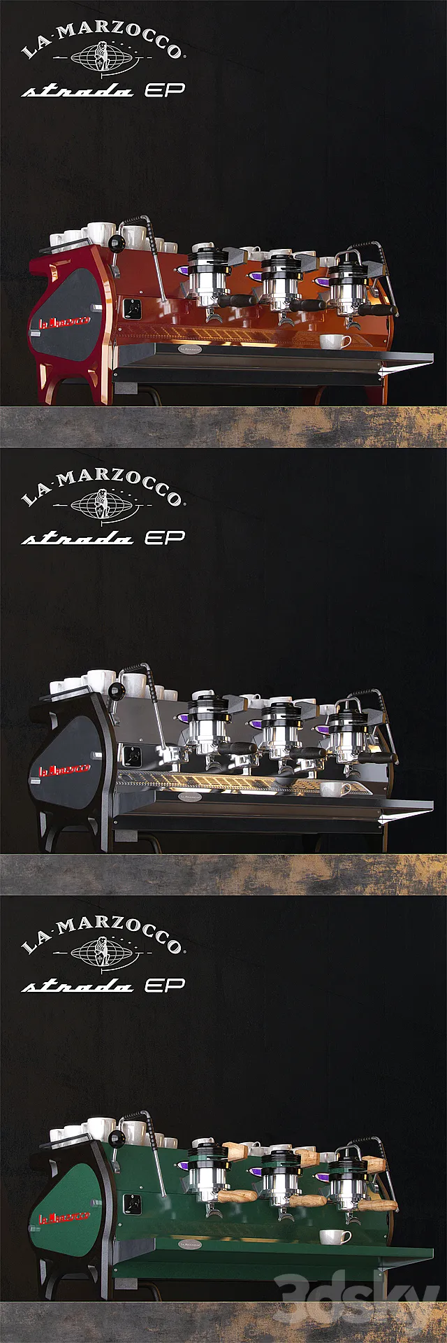 Coffee Machine LaMarzocco Strada EP 3D Model