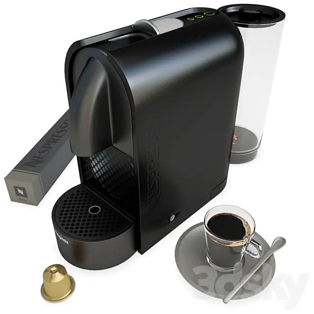 Coffee Machine Nespresso Magimix 3D Model Coffee Machine Nespresso Magimix 3D Model