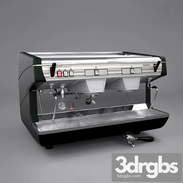 Coffee machine Nuova Simonelli Appia I 1 3D Model Download