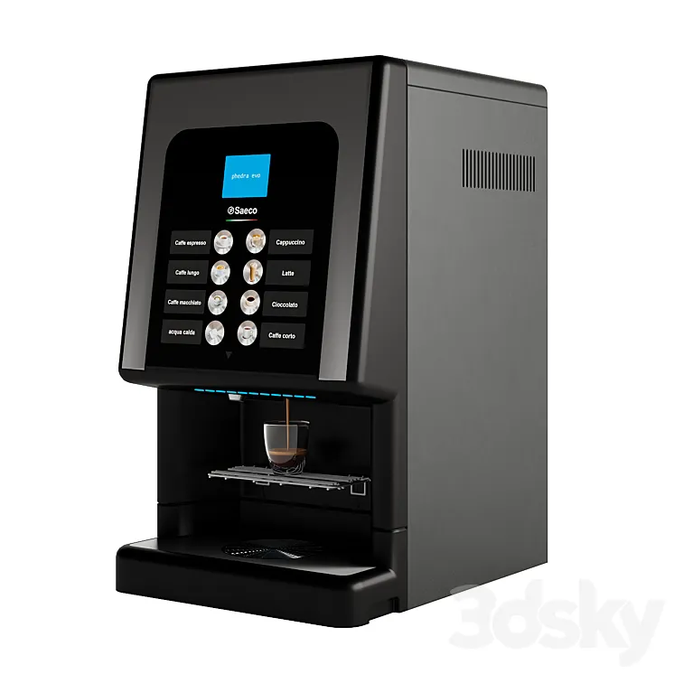 Coffee machine Saeco Phedra EVO 3D Model Free Download