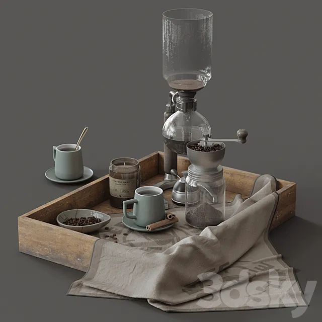 coffee set 3DModel