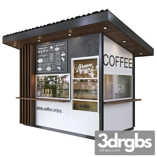 Coffee Shop 13 3D Model Download