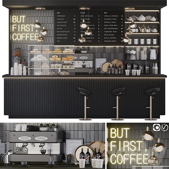 Coffee shop 2 3DModel