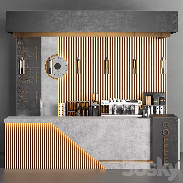 coffee shop 3D Model