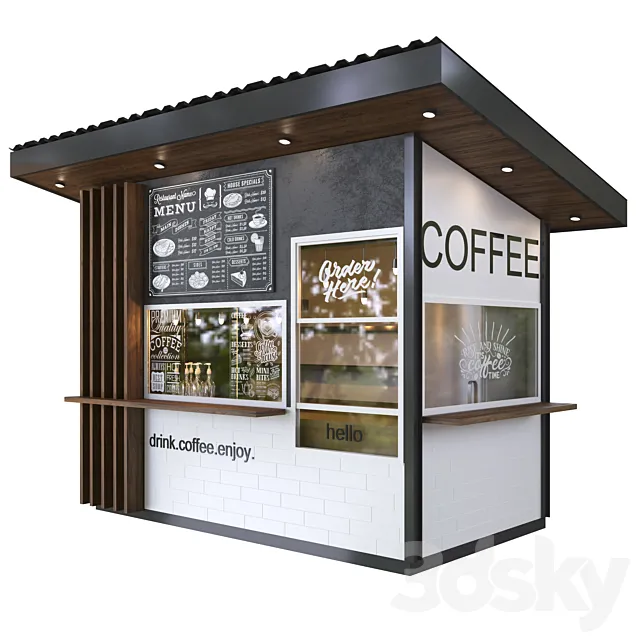 coffee shop 3D Model coffee shop 3D Model