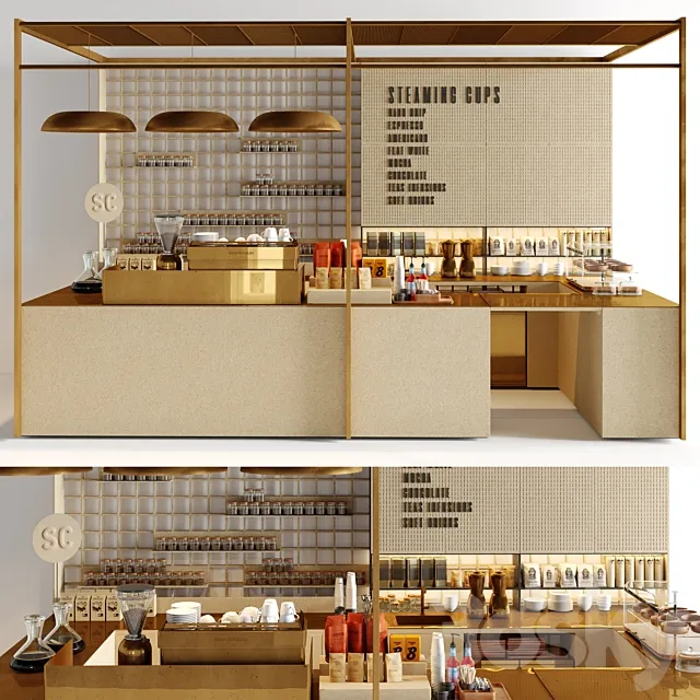 Coffee shop 3D Model
