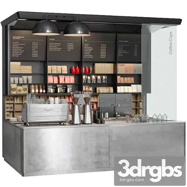 Coffee shop 5 3D Model Download