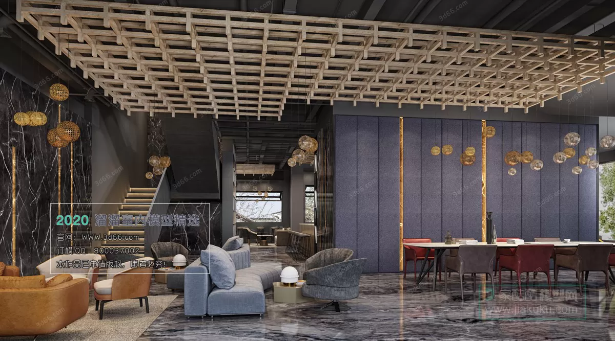 COFFEE SHOP – HOTEL – 3D MODELS – 045 COFFEE SHOP – HOTEL – 3D MODELS – 045