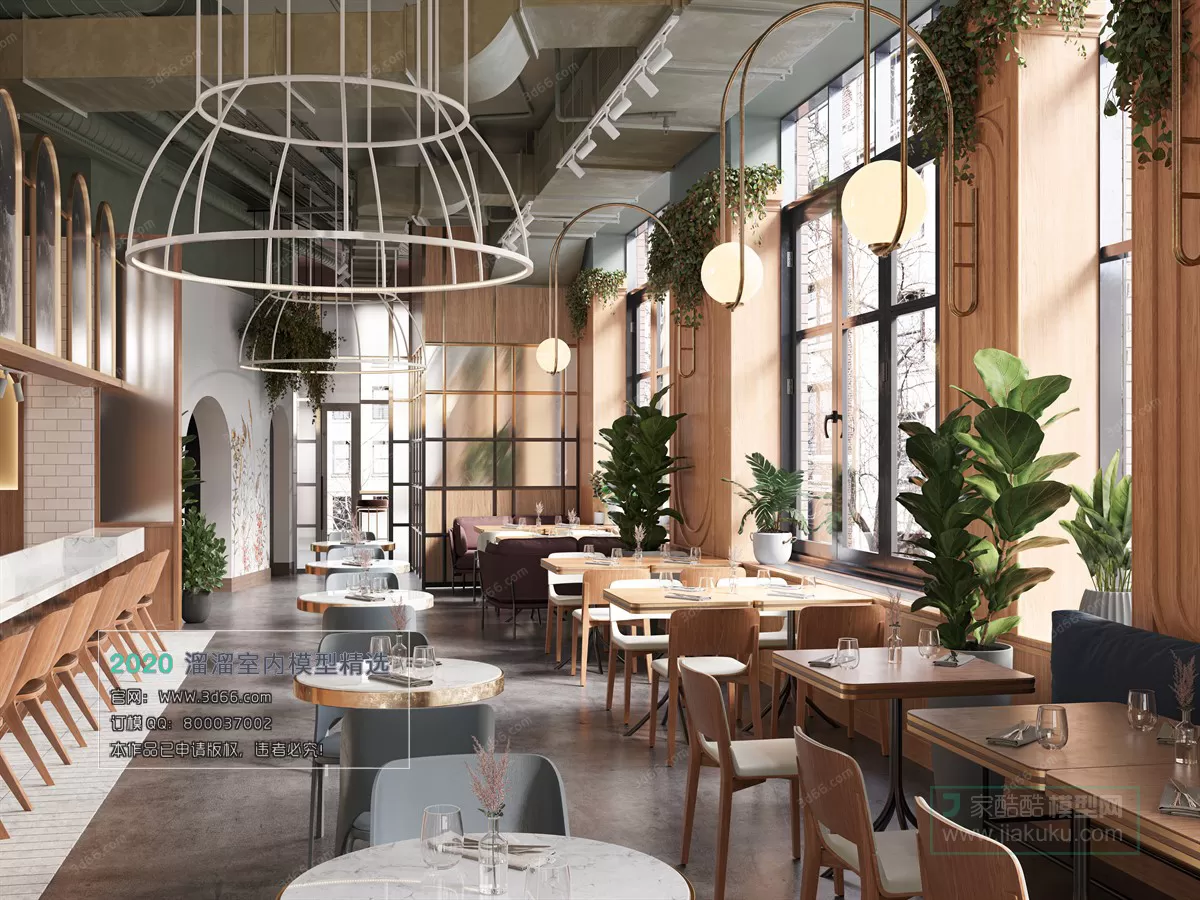 COFFEE SHOP – HOTEL – 3D MODELS – 050 COFFEE SHOP – HOTEL – 3D MODELS – 050