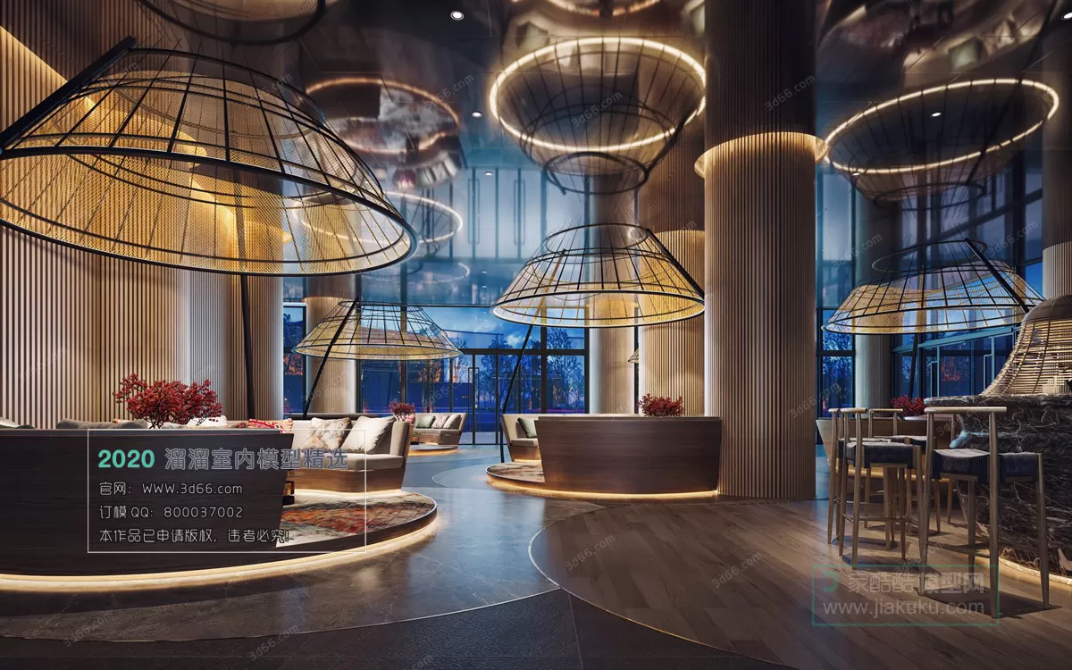 COFFEE SHOP – HOTEL – 3D MODELS – 039