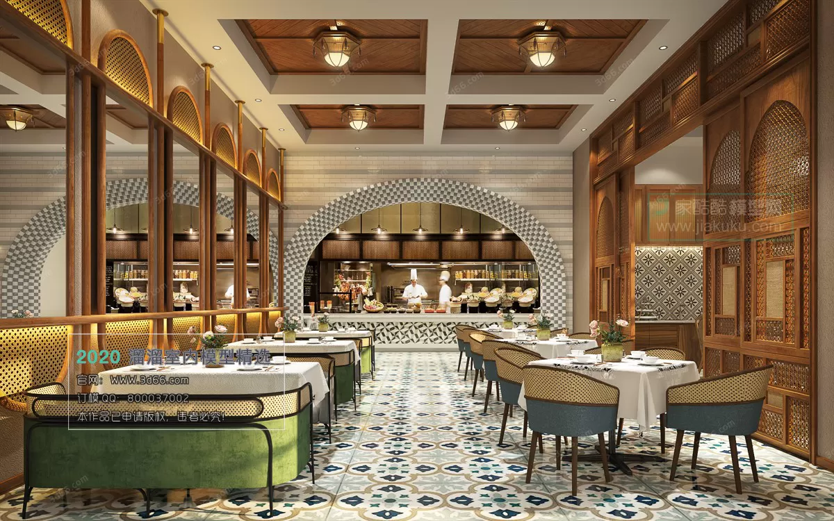 COFFEE SHOP – HOTEL – 3D MODELS – 035