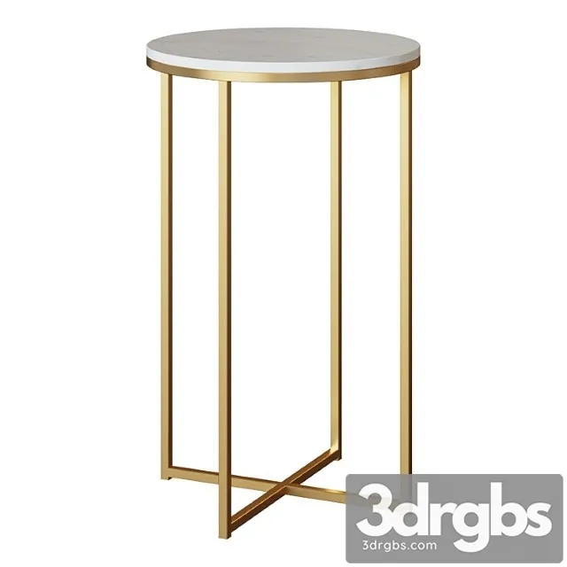 Coffee shops Table Sheffield Diameter 43 3D Model Download