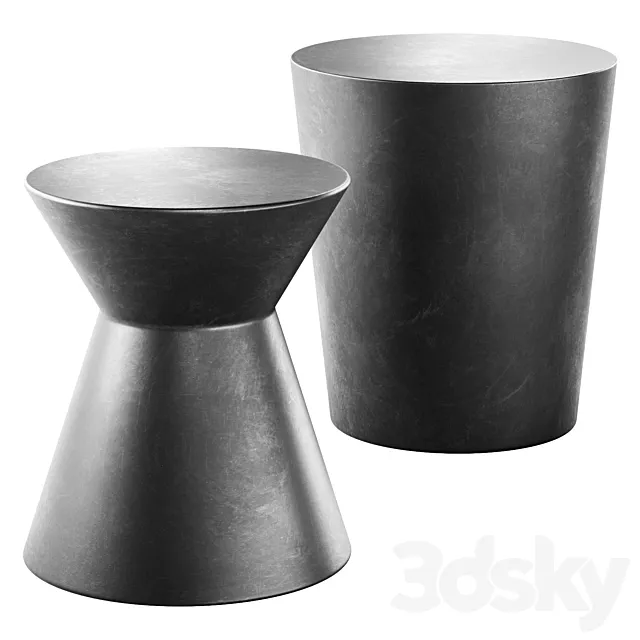 Coffee Side Tables by Sunpan 3DModel