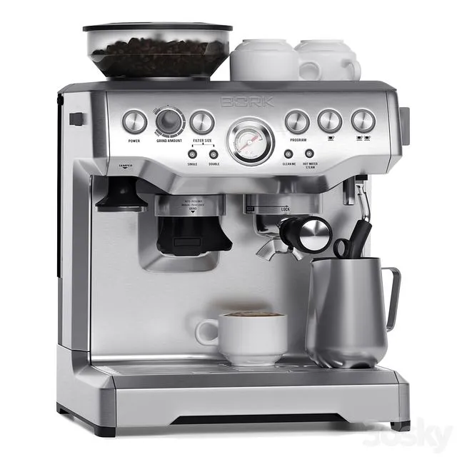 Coffee station BORK C804 3D Model Coffee station BORK C804 3D Model