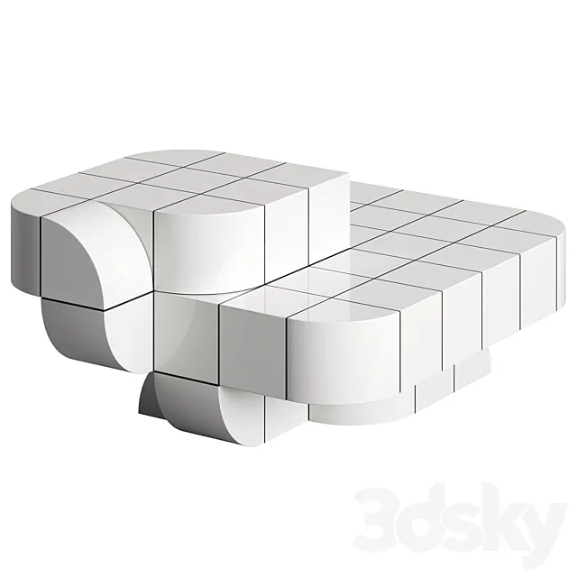 Coffee Table 03 by Forest & Giaconia 3DModel