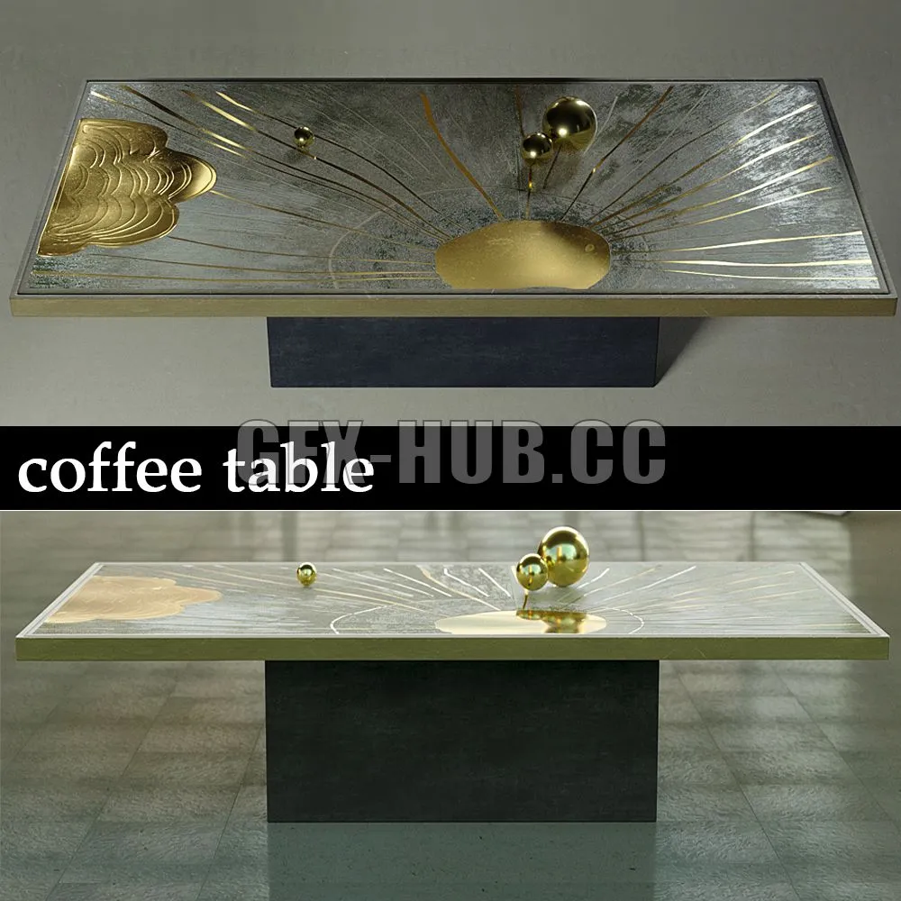 Coffee table 3D Model