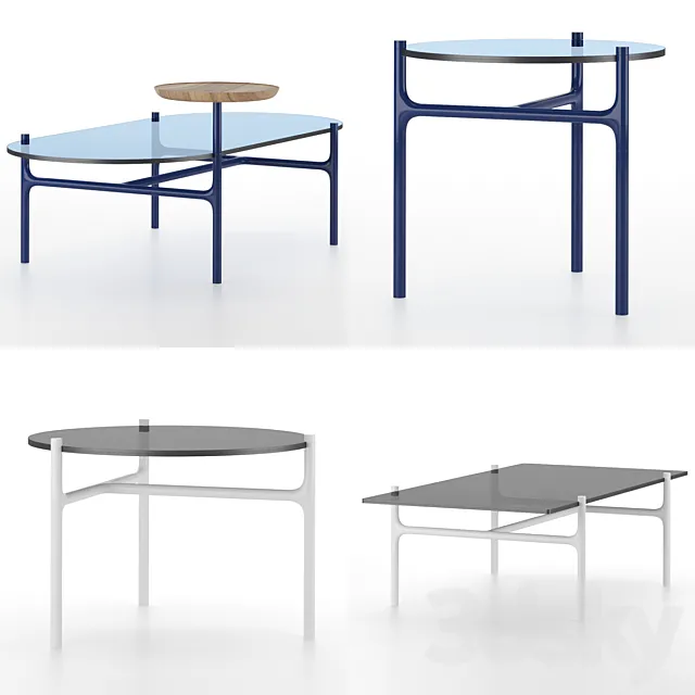 Coffee table 915 Rolf Benz 3D Model