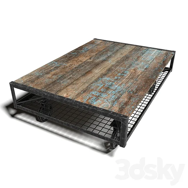 Coffee table _ Loft 3DModel