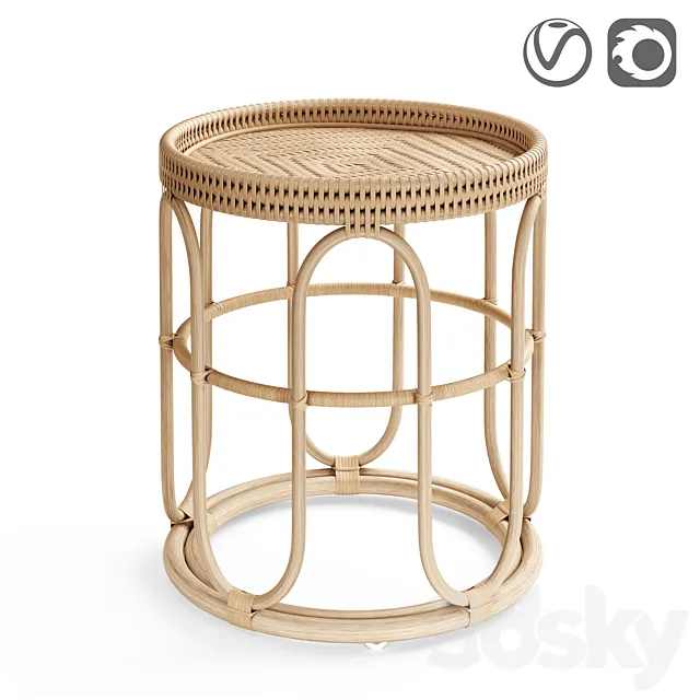 Coffee table Aloki 3D Model Coffee table Aloki 3D Model