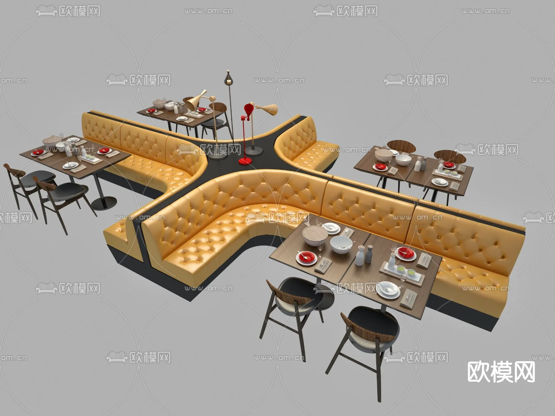 Coffee Table and Armchair Sets – 3D Models – Cafe Interior 3D Scenes – 016 – VRAY Render Coffee Table and Armchair Sets – 3D Models – Cafe Interior 3D Scenes – 016 – VRAY Render