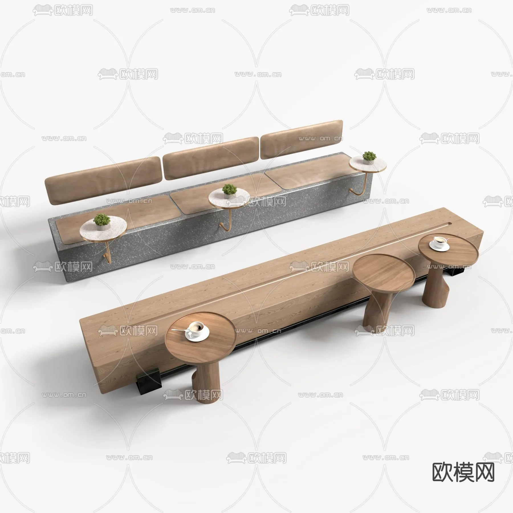 Coffee Table and Armchair Sets – 3D Models – Cafe Interior 3D Scenes – 026 – VRAY Render Coffee Table and Armchair Sets – 3D Models – Cafe Interior 3D Scenes – 026 – VRAY Render